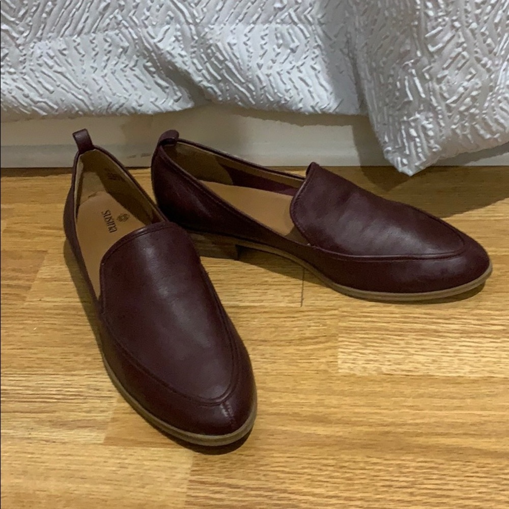 Susina Kellen oxblood loafers